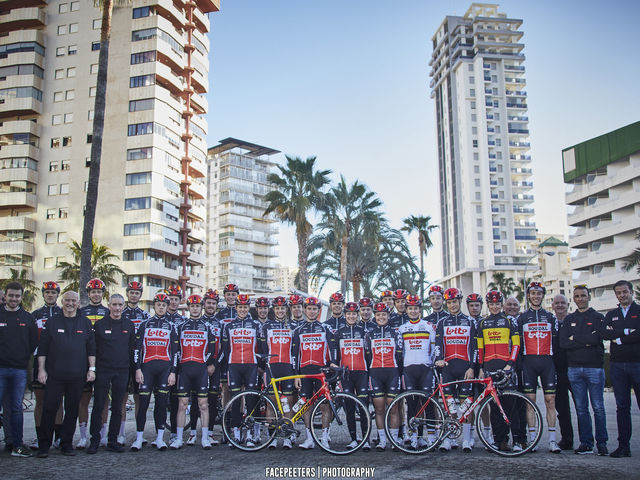 Lotto Soudal Ladies and U23 together on training camp
