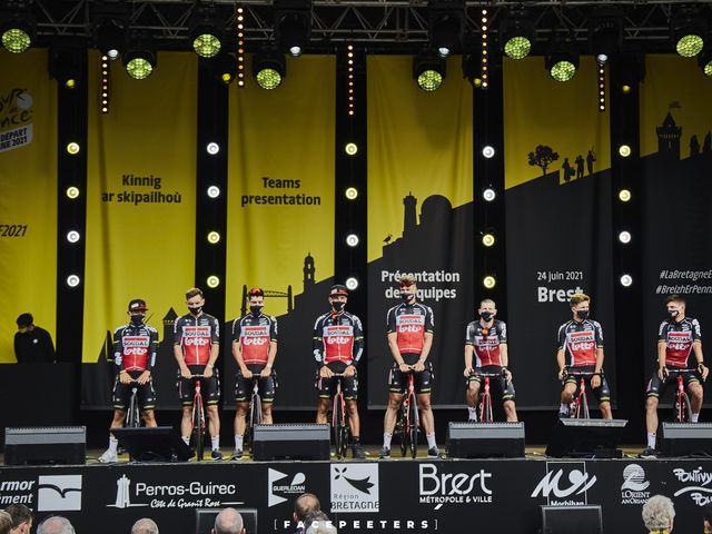 Fotogalerij: de laatste rechte lijn richting de start van de Tour de France