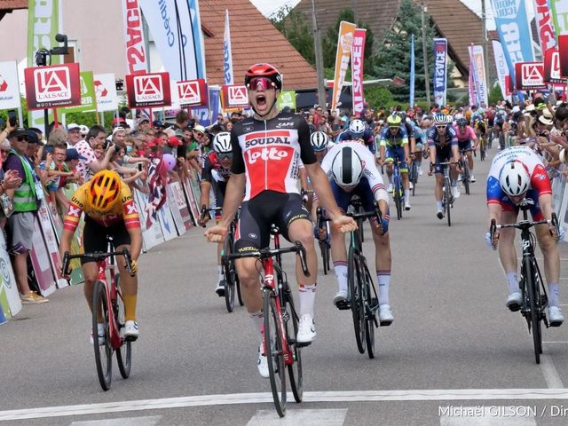 Arnaud De Lie remporte la dernière étape au Tour Alsace!