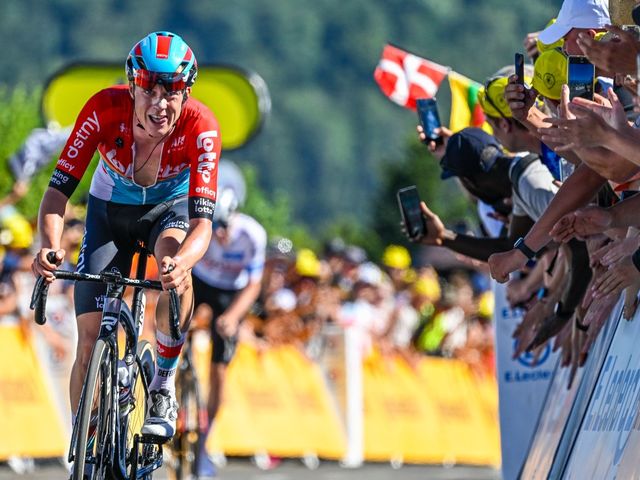 Maxim Van Gils impresses with 2nd place on Grand Colombier