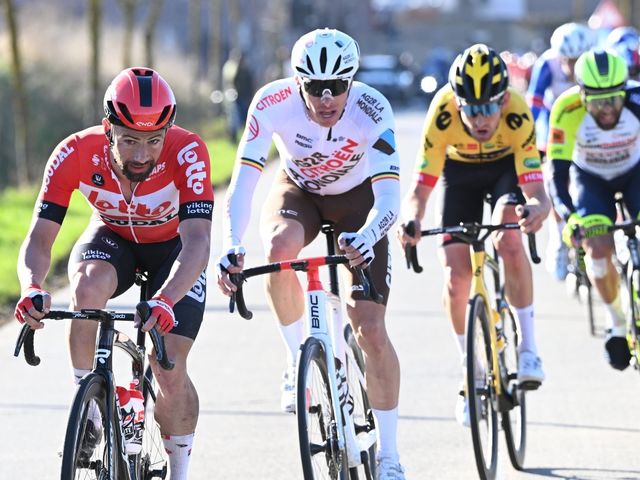 Victor Campenaerts takes strong fifth at Omloop despite bad luck