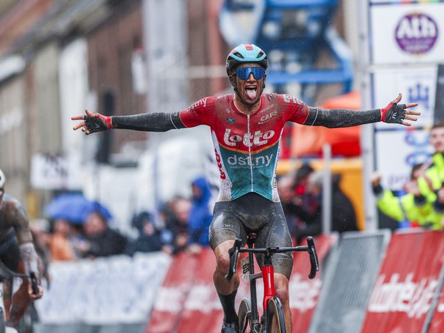 Alec Segaert takes his first pro victory in the GP Criquielion